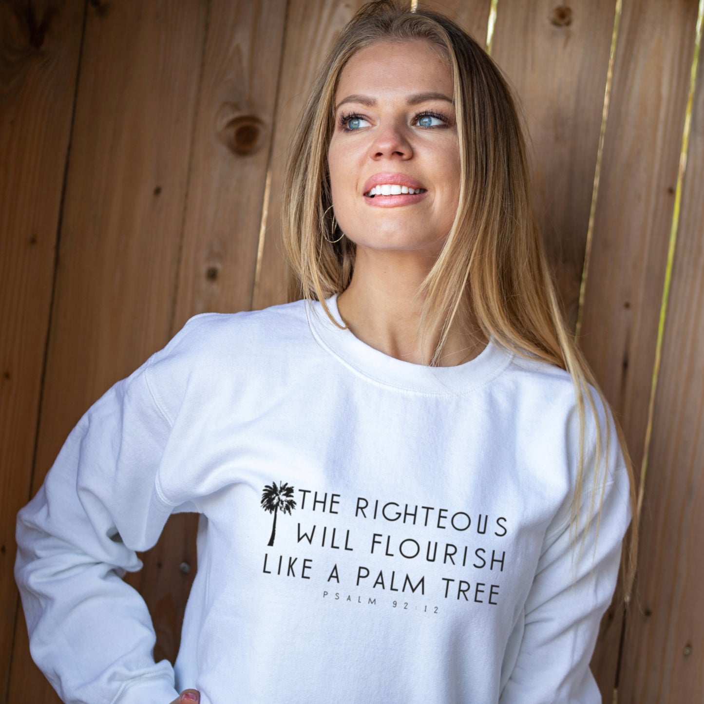 BLACK PALM TREE Premium Unisex Sweatshirt