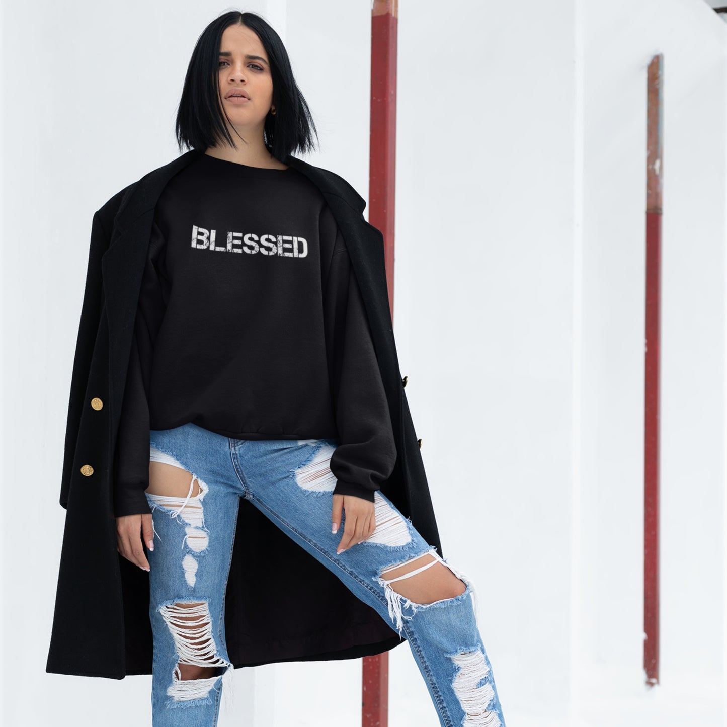 BLESSED Premium Unisex Sweatshirt