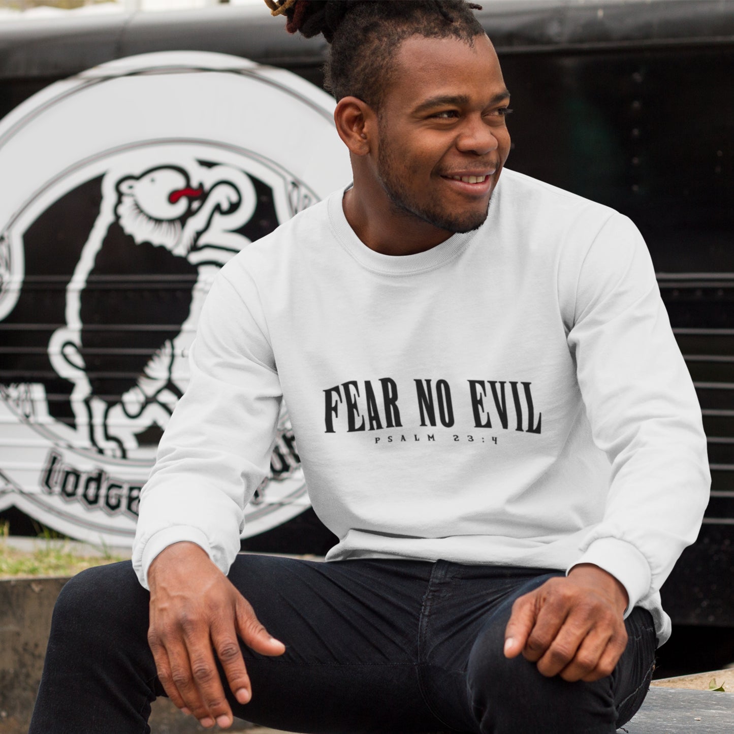 FEAR NO EVIL Premium Unisex Sweatshirt