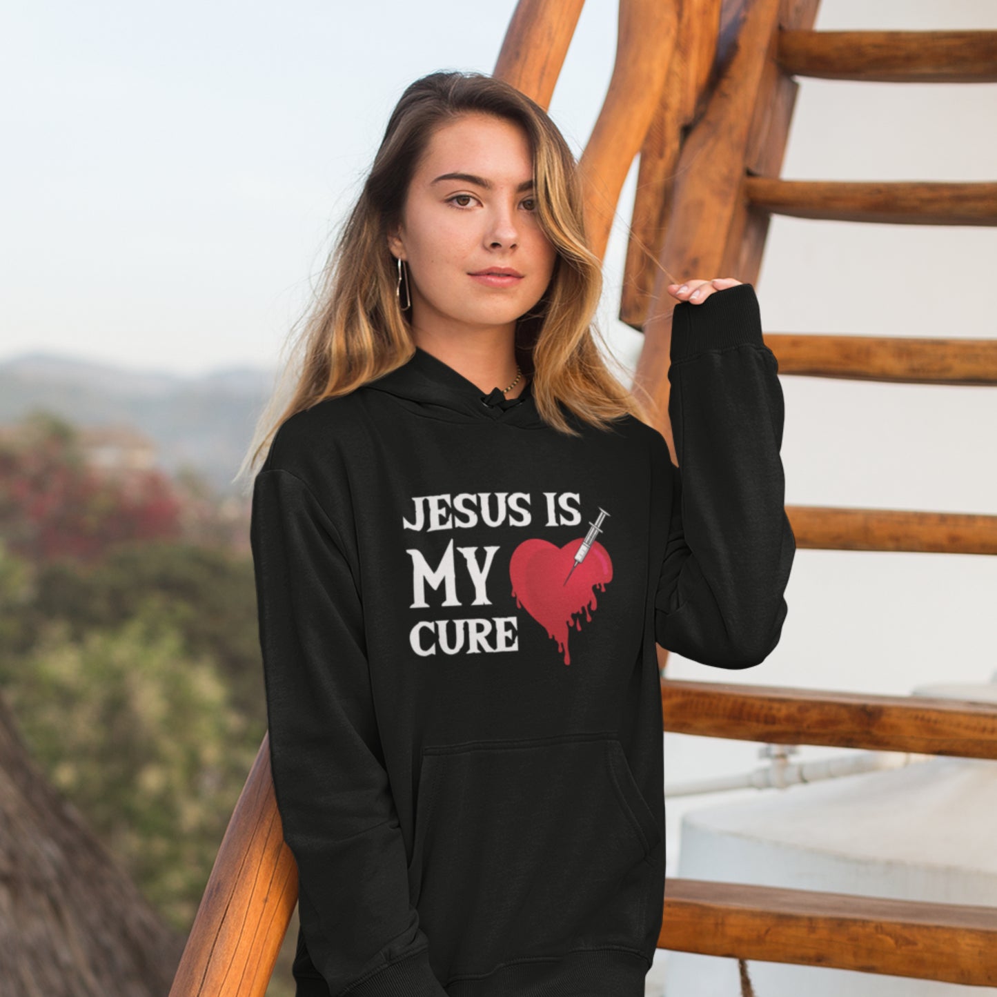 JESUS IS MY CURE Premium Unisex Hoodie