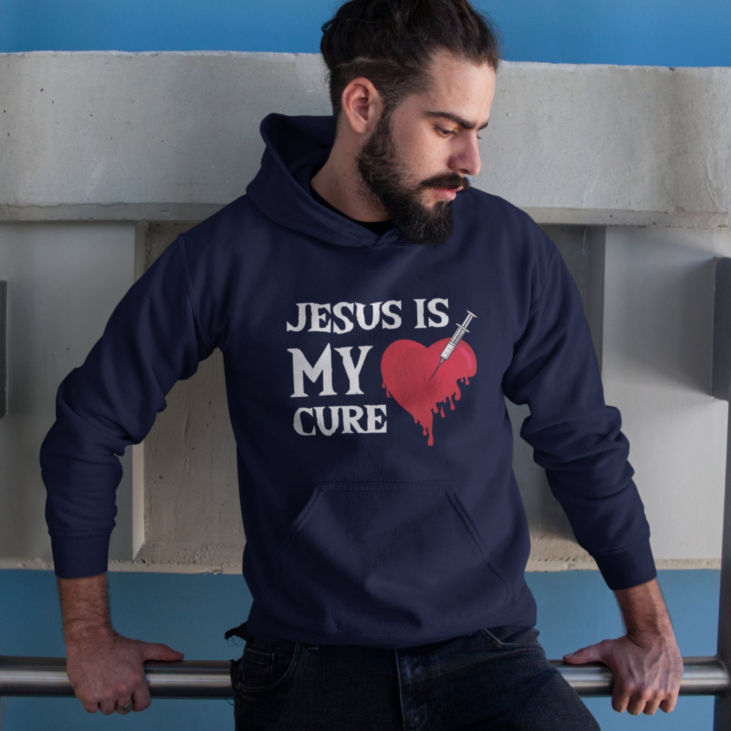 JESUS IS MY CURE Premium Unisex Hoodie