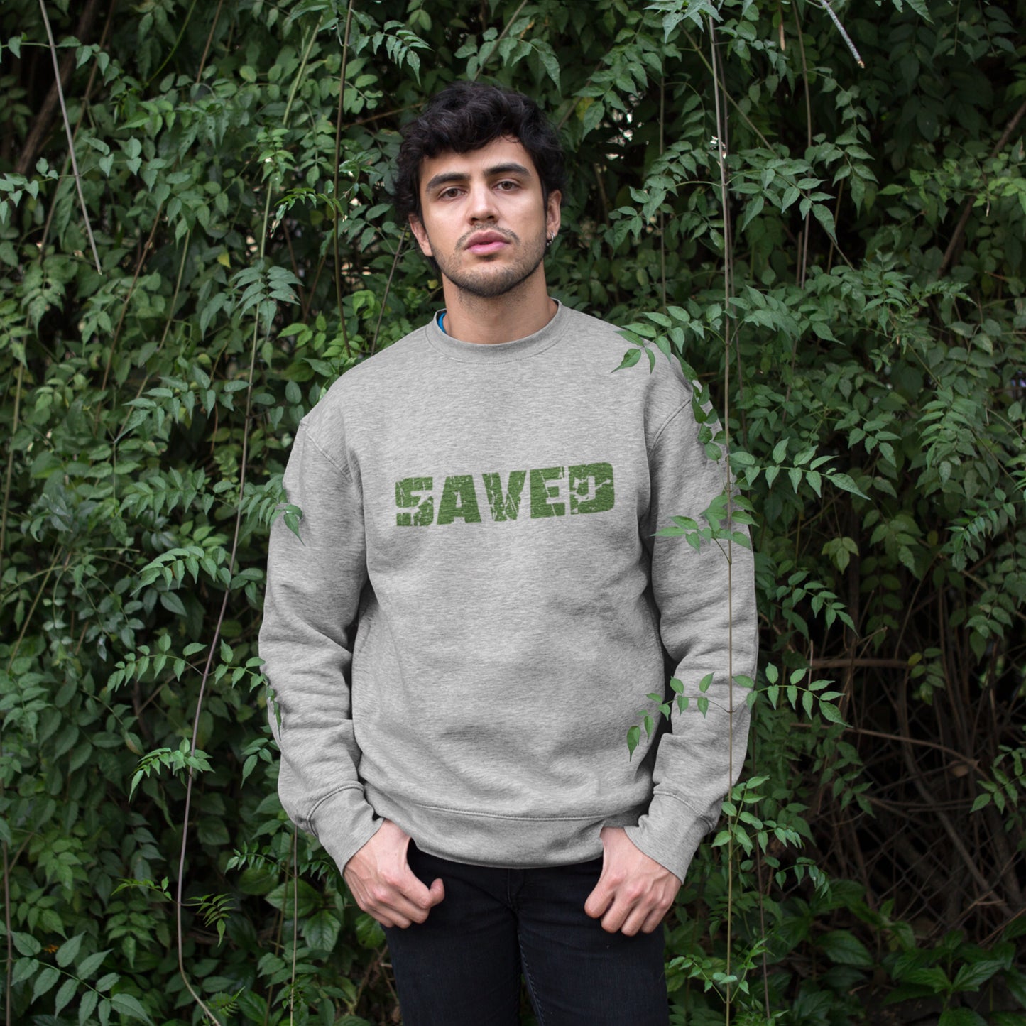 SAVED Premium Unisex Sweatshirt