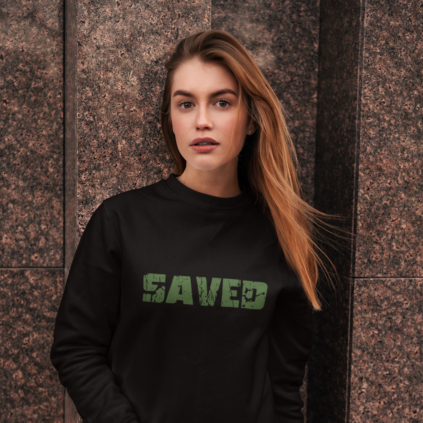 SAVED Premium Unisex Sweatshirt