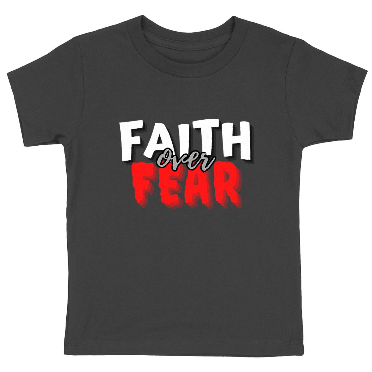 FAITH OVER FEAR Premium Kids T-Shirt
