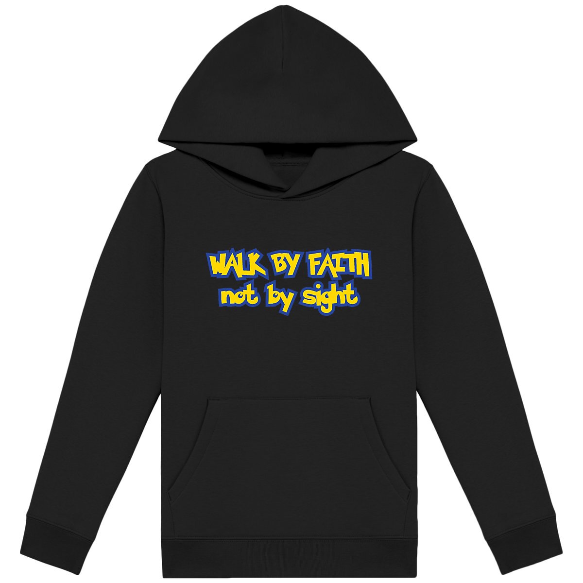 WALK BY FAITH Premium Kids Hoodie