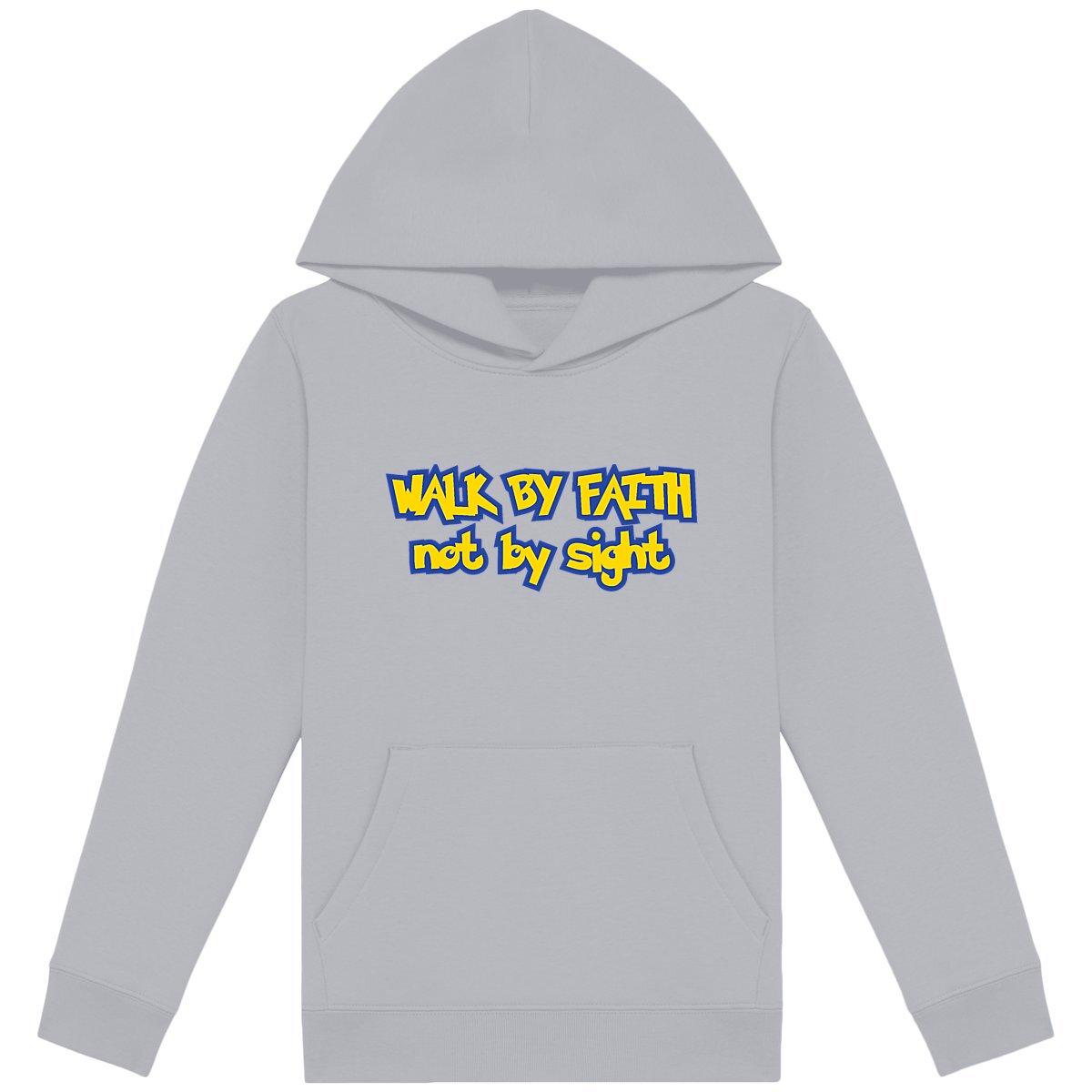 WALK BY FAITH Premium Kids Hoodie