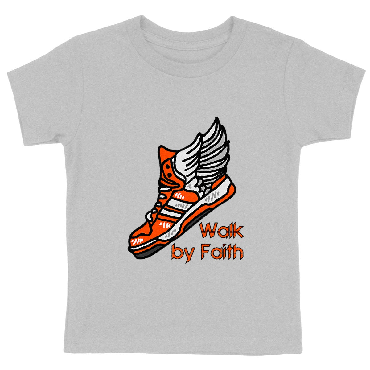 WALK BY FAITH Premium Kids T-Shirt