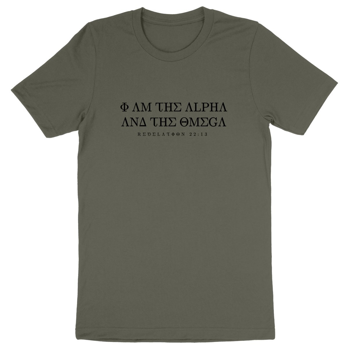 ALPHA & OMEGA ORGANIC T-SHIRT