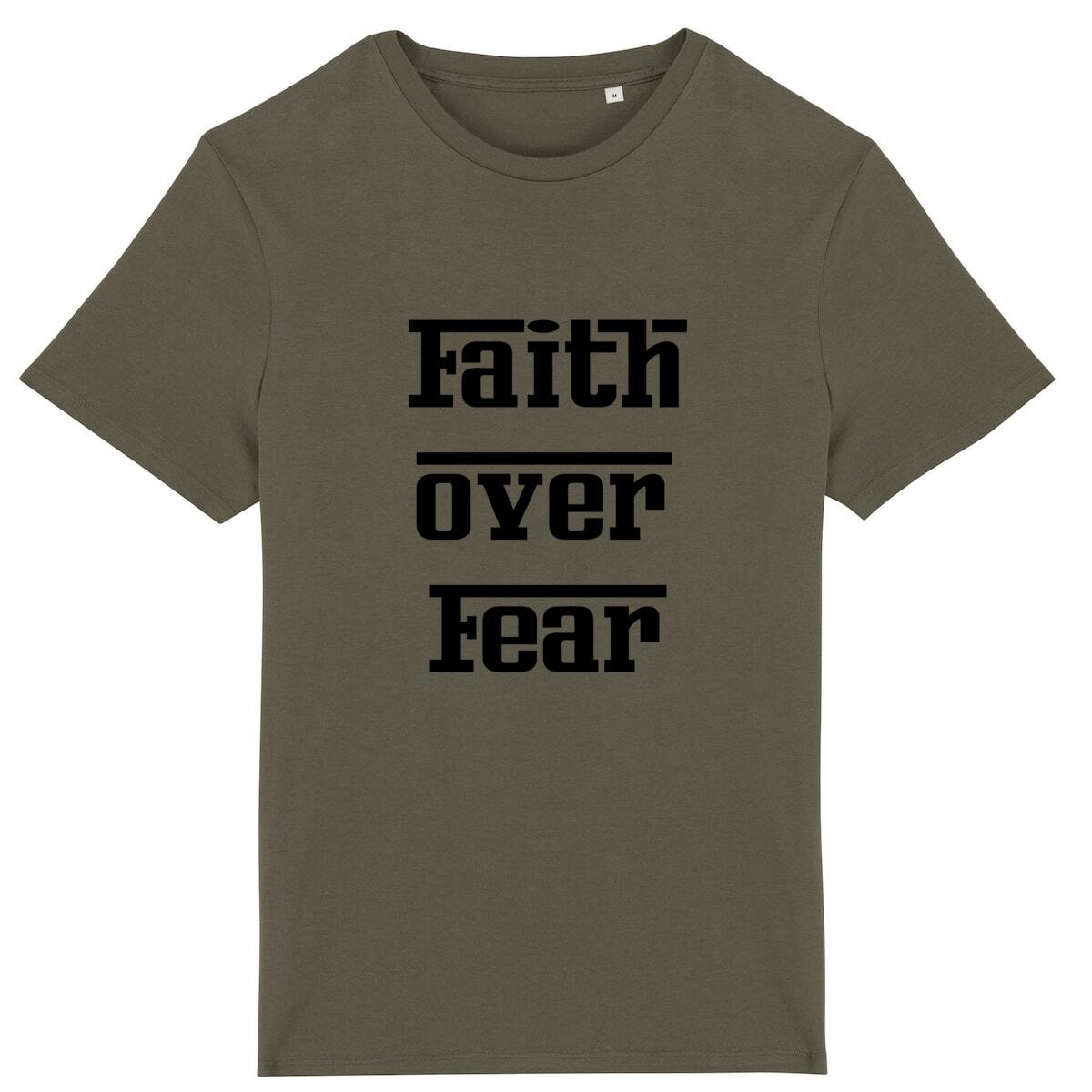 FAITH OVER FEAR Lightweight unisex t-shirt - Premium
