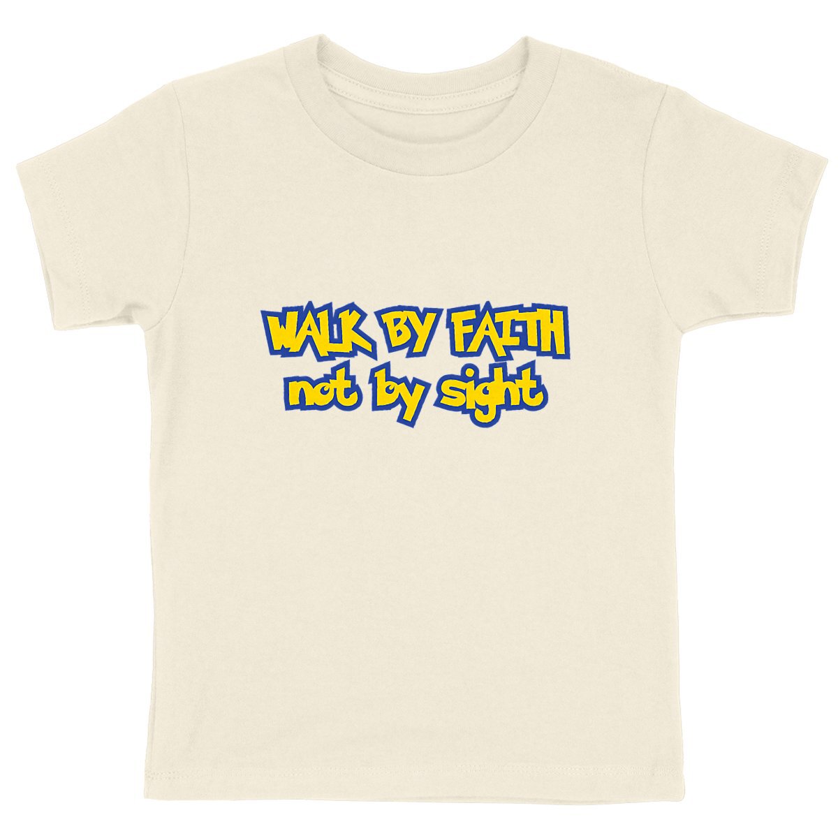 WALK BY FAITH Premium Kids T-Shirt