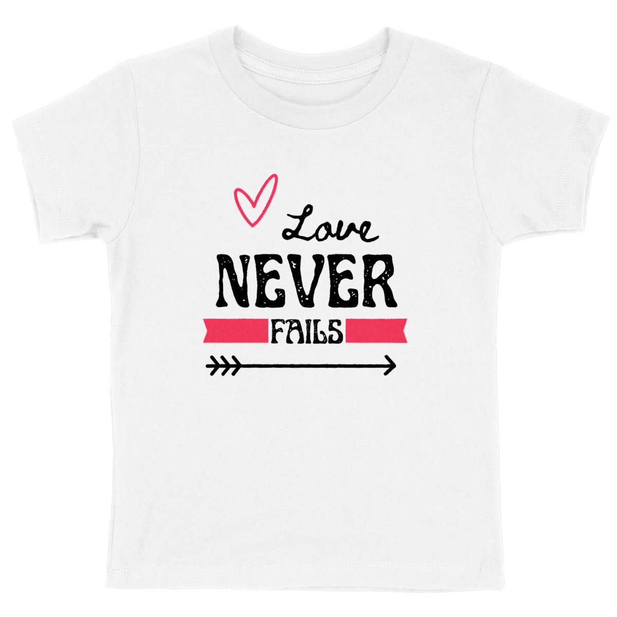 LOVE NEVER FAILS Premium Kids T-Shirt